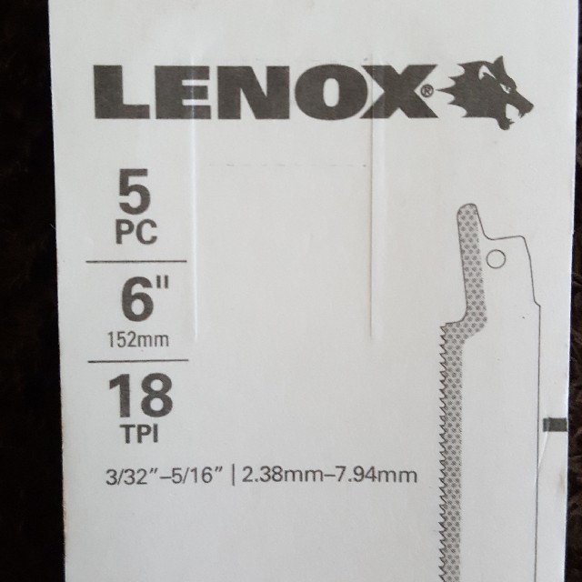 送料込み新品150mm.LENOXセ－バーソー替刃 スポーツ/アウトドアの自転車(工具/メンテナンス)の商品写真