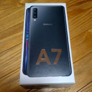 ギャラクシー(Galaxy)の【新品未開封】Galaxy A7 64GB SIMフリー 黒(スマートフォン本体)