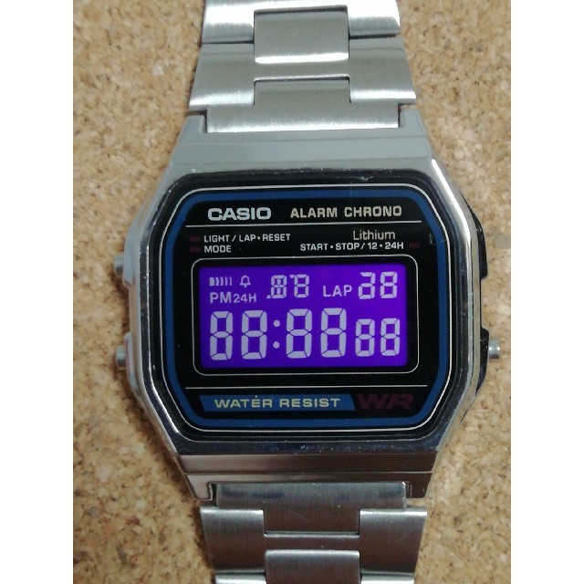 CASIO(カシオ)の【ポイズンカラー】チープカシオ腕時計 A158W-1JF メンズの時計(腕時計(デジタル))の商品写真