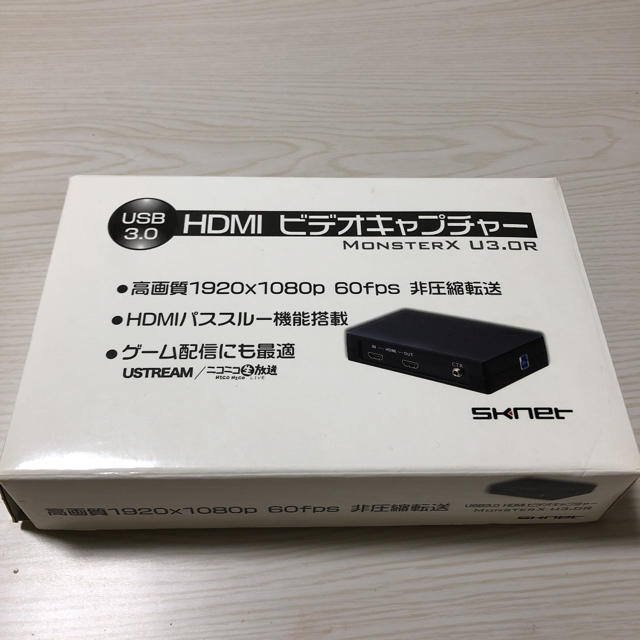 MONSTERX U3.0R HDMI ビデオキャプチャ 1920×1080p