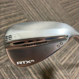 クリーブランドゴルフ(Cleveland Golf)のクリーブランド RTX4 ウェッジ 58° ダイナミックゴールド x100(クラブ)