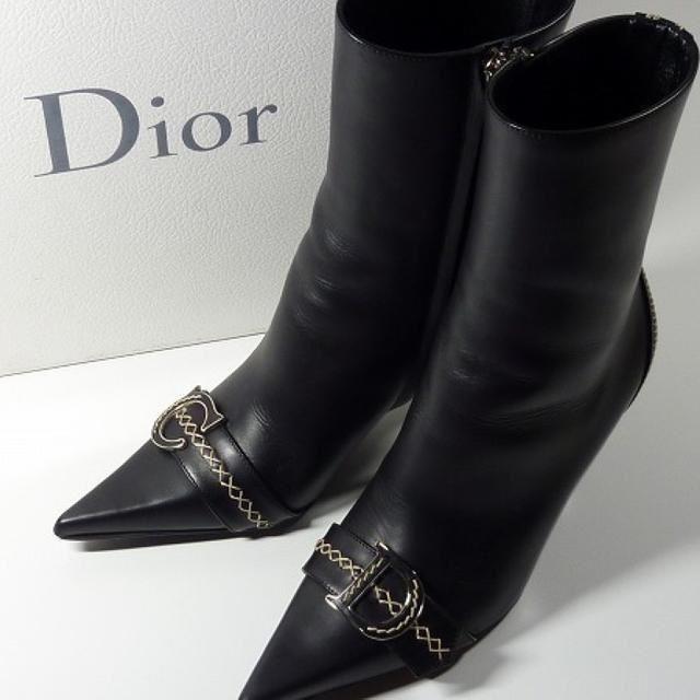 Christian Dior レザーブーティ