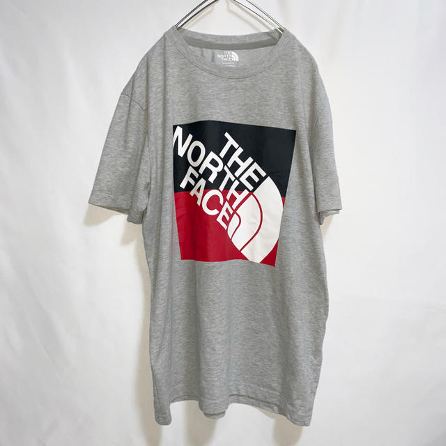 THE NORTH FACE(ザノースフェイス)の【人気】ザ　ノースフェイス　デカロゴ　Tシャツ　ゆるだぼ　Lサイズ メンズのトップス(Tシャツ/カットソー(半袖/袖なし))の商品写真