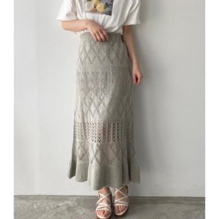 マジェスティックレゴン(MAJESTIC LEGON)の新品✨タグ付き♪マジェスティックレゴンお洒落なlaméスカート  大特価‼️(ロングスカート)