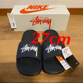 ステューシー(STUSSY)のSTUSSY x NIKE BENASSI SLIDE SANDALS ベナッシ(サンダル)