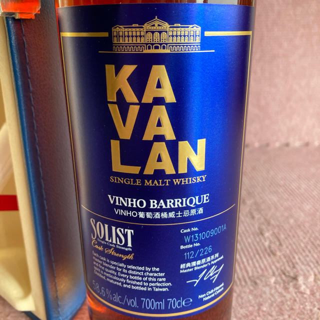 カバラン ソリスト ヴィーニョ　Y’sカスク KAVALAN ウイスキー 食品/飲料/酒の酒(ウイスキー)の商品写真