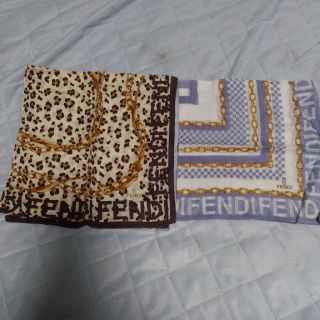 フェンディ(FENDI)の【2枚セット】フェンディ　ハンカチ(ハンカチ)