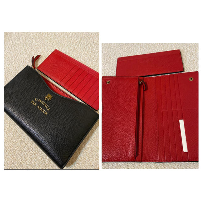Gucci(グッチ)のGUCCI アニマリエ タイガー 黒 赤 美品 長財布 スリム カードケース本物 メンズのファッション小物(長財布)の商品写真