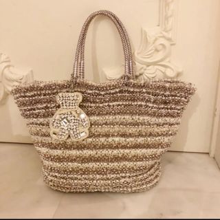 極美品♡アンテプリマ♡ハンドバッグ♡トートバック♡ワイヤー×リボン♡パープル系