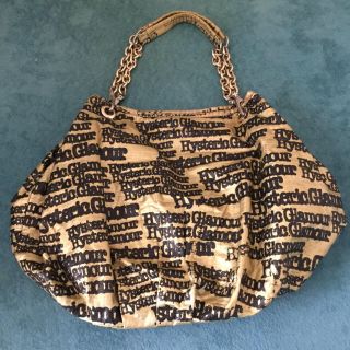 ヒステリックグラマー ゴールドバッグ チェーン