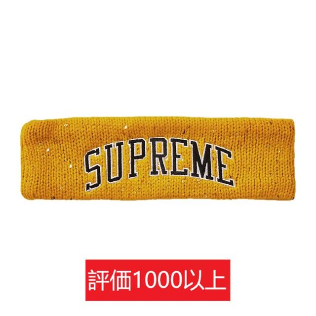 New Era Sequin Arc Logo Headband 黄