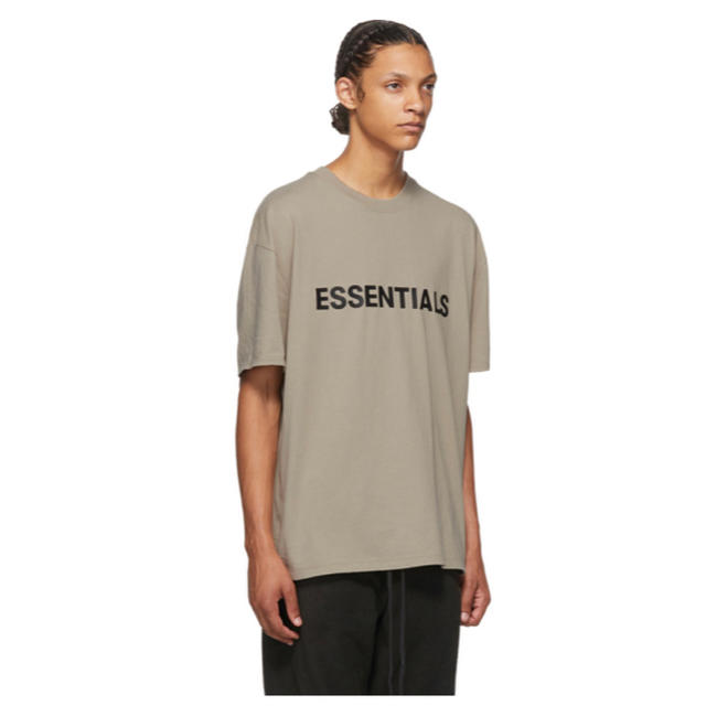 20ss Essentials 新品 ボックス Tシャツ TAUPE  M