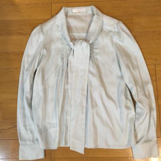 ミッシェルクラン(MICHEL KLEIN)のシフォンブラウス 美品(シャツ/ブラウス(長袖/七分))