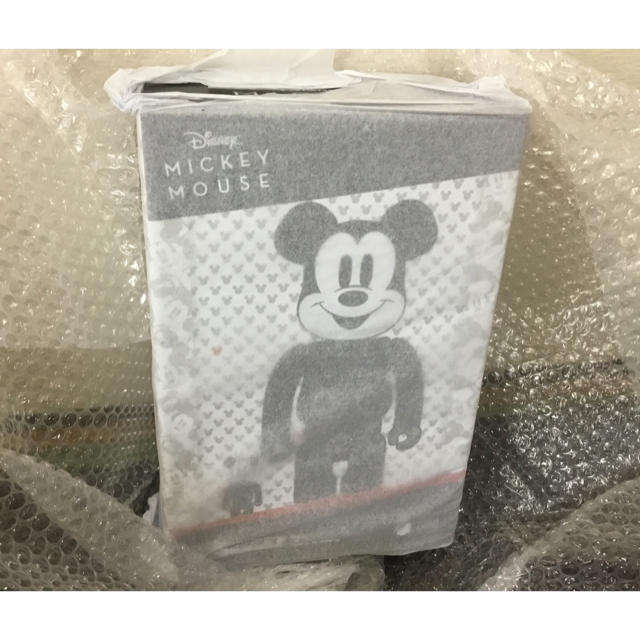 BE@RBRICK BAPE MICKEY MONOTONE 100% 400%