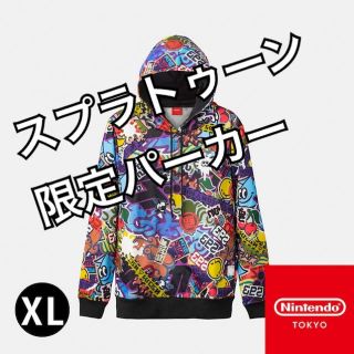 ニンテンドウ(任天堂)のパーカー CROSSING SPLATOON XL スプラトゥーン 限定 レア (パーカー)