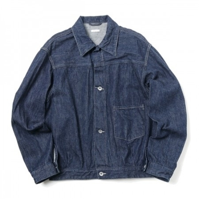 20AW 新品 COMOLI デニムジャケット ネイビー サイズ2 Gジャン ☆お