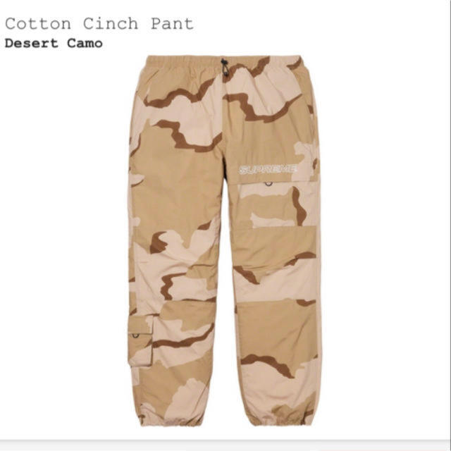 Supreme(シュプリーム)のSupreme Cotton Cinch Pant Desert Camo メンズのパンツ(ワークパンツ/カーゴパンツ)の商品写真