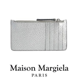 マルタンマルジェラ(Maison Martin Margiela)のメゾンマルジェラ  カードケース　シルバー　希少(名刺入れ/定期入れ)