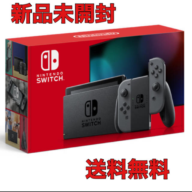 新型 ニンテンドー スイッチ 本体 グレー新品 任天堂 SWITCH集まれどうぶつの森