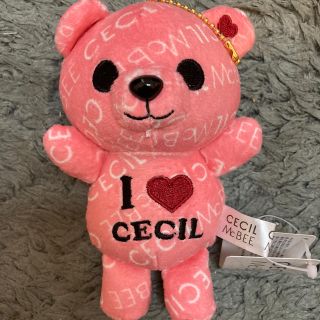 セシルマクビー(CECIL McBEE)のセシルマクビー　CECIL ぬいぐるみ　くま　ピンク(その他)