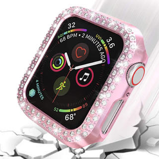 アップルウォッチ(Apple Watch)のアップルウォッチ38mm‎♡ピンク♡キラキラケース(その他)