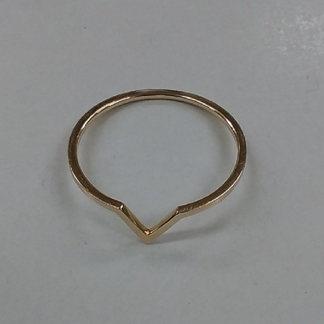 ete(エテ)のete K10YGレイヤード トライアングル リング  指輪　エテ　金　ゴールド レディースのアクセサリー(リング(指輪))の商品写真