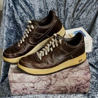 ナイキ(NIKE)のナイキ エアフォース1　ロー　プレミアム　バロックブラウン 309096-211(スニーカー)