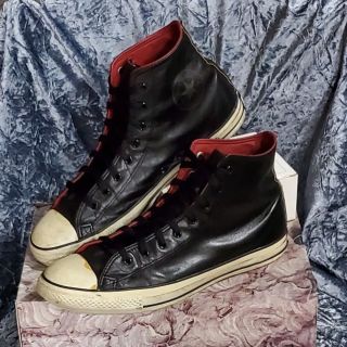 コンバース(CONVERSE)のチェッカーズ様専用 輪島塗 本皮 8ホールシューズ (スニーカー)