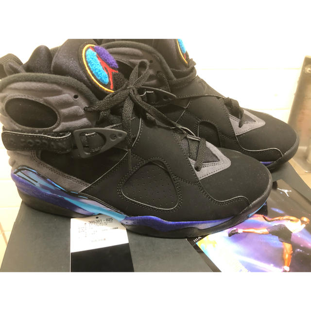 2015 NIKE AIR JORDAN 8 RETRO AQUA US8.5メンズ