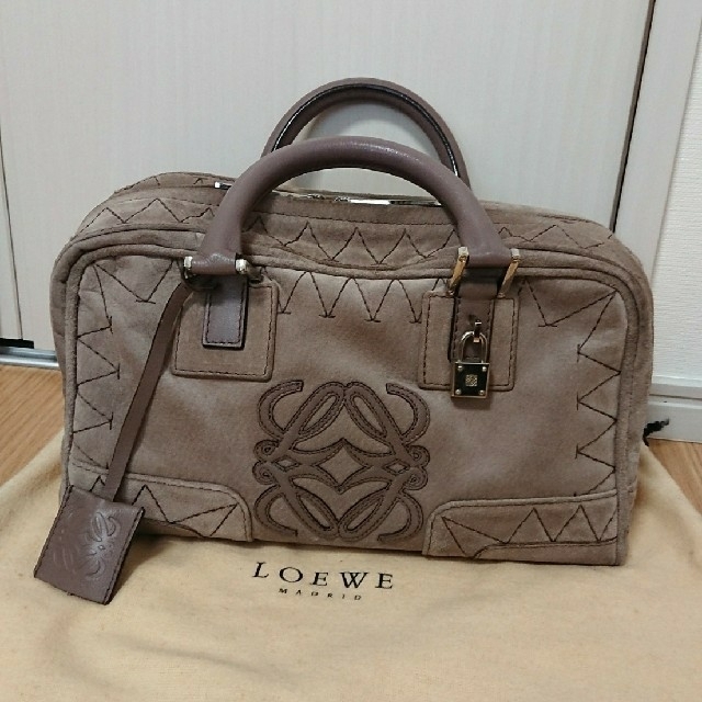 LOEWE アマソナ28 ハンドバッグ約30cmマチ