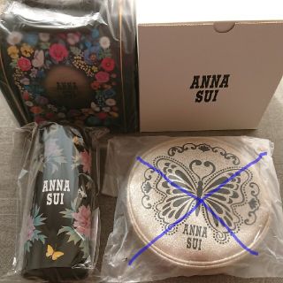 アナスイ(ANNA SUI)の 7de2様専用 ANNA SUI アナスイ ノベルティ ３点セット＋サンプル(ノベルティグッズ)