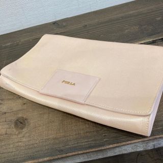 フルラ(Furla)の☆決算セール☆フルラ クラッチバッグ レザー  ベージュ(クラッチバッグ)