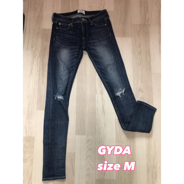 GYDA(ジェイダ)の美龍空翔様専用GYDA Fit me denim size 二ーダメージ M レディースのパンツ(デニム/ジーンズ)の商品写真