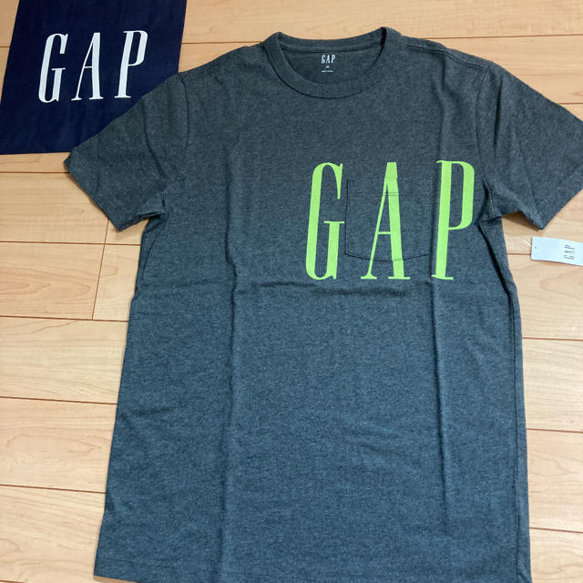 Gap １点のみ 新品 Xsサイズ Gap メンズ Tシャツ チャコールグレー ロゴの通販 By Koo S Shop ギャップならラクマ