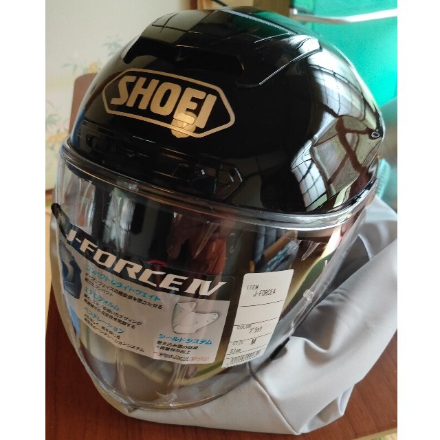 SHOEI J-FORCE4 M ブラック 未使用品 ピンロックエヴォレンズ ...