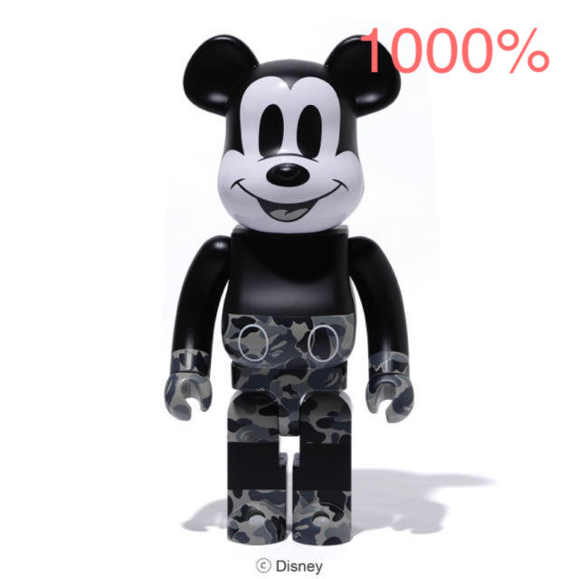 A BATHING APE(アベイシングエイプ)のBE@RBRICK BAPE MICKEY MOUSE 1000% エンタメ/ホビーのフィギュア(その他)の商品写真