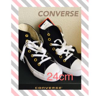 コンバース(CONVERSE)の【限界値下げ】新品未使用　コンバース ハイカット アース　コラボ　スニーカー　黒(スニーカー)