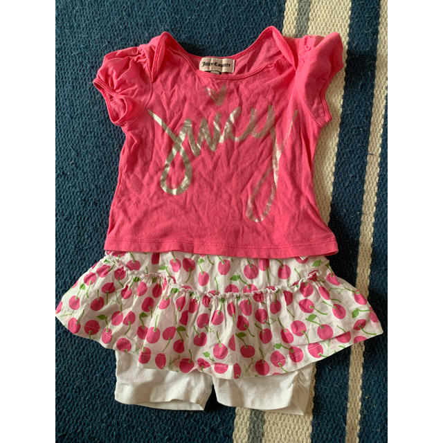 Juicy Couture(ジューシークチュール)のjuicy coutureセットアップ キッズ/ベビー/マタニティのキッズ服女の子用(90cm~)(Tシャツ/カットソー)の商品写真