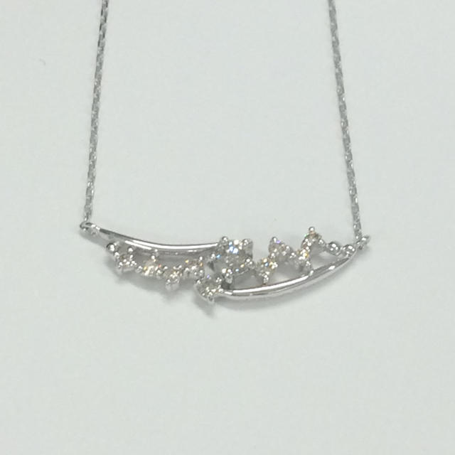 【nanaさま専用】K18 WG ダイヤモンド0.2ct ネックレス