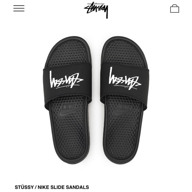 STUSSY(ステューシー)のSTÜSSY / NIKE SLIDE SANDALS メンズの靴/シューズ(サンダル)の商品写真