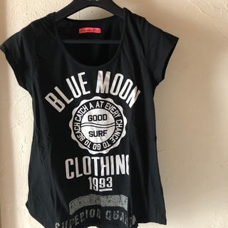 ブルームーンブルー(BLUE MOON BLUE)のブルームーンブルーの半袖変形Tシャツ(Tシャツ(半袖/袖なし))