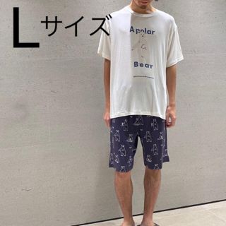 ジェラートピケ(gelato pique)のジェラートピケ HOMME しろくま Tシャツ ハーフパンツ  セットアップ(ルームウェア)