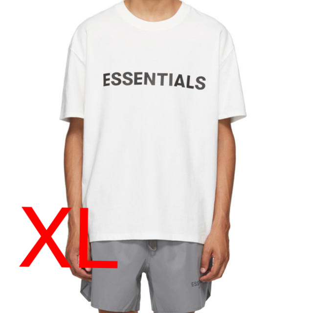 FEAR OF GOD(フィアオブゴッド)のfear of god essentials  Tシャツ　XL 白　ホワイト メンズのトップス(Tシャツ/カットソー(半袖/袖なし))の商品写真