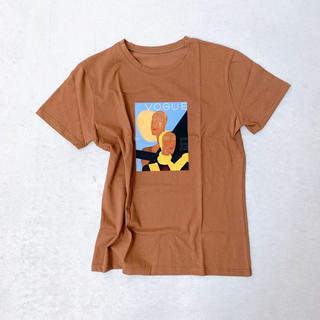 ドゥーズィエムクラス(DEUXIEME CLASSE)のVOGUE T-shirt / brown(Tシャツ(半袖/袖なし))