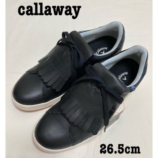 キャロウェイ(Callaway)の未使用❣️新品タグ＊キャロウェイ ゴルフシューズ ローカット黒×26.5(スニーカー)