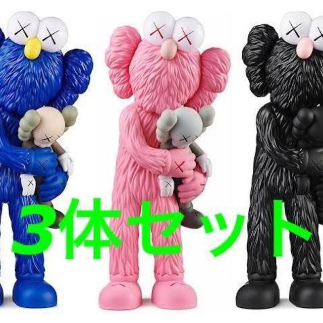 再出品　新品未使用　3体セット kaws take カウズ