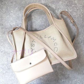 ステラマッカートニー(Stella McCartney)のステラマッカートニー　ステラロゴ　キャンバス　ショルダーバッグ　トートバッグ(ショルダーバッグ)