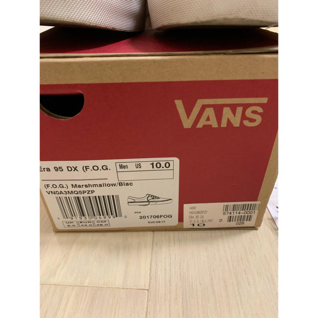 FEAR OF GOD(フィアオブゴッド)のfear of god  fog  × vans Era 95 DX  28cm メンズの靴/シューズ(スニーカー)の商品写真