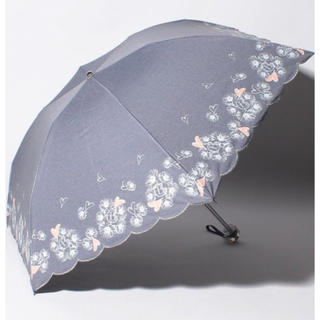 ランバンオンブルー(LANVIN en Bleu)のLANVIN en Bleu 晴雨兼用折りたたみ傘 フラワー ハート(傘)