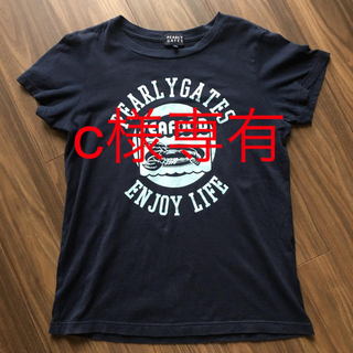パーリーゲイツ(PEARLY GATES)のpearlygates レデースTシャツ　サイズ1(Tシャツ(半袖/袖なし))